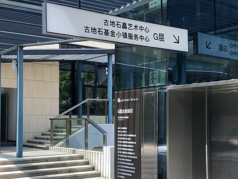 LED lightbox wayfinding signs